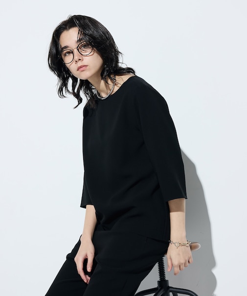 トリアセダブルクロス Tブラウス