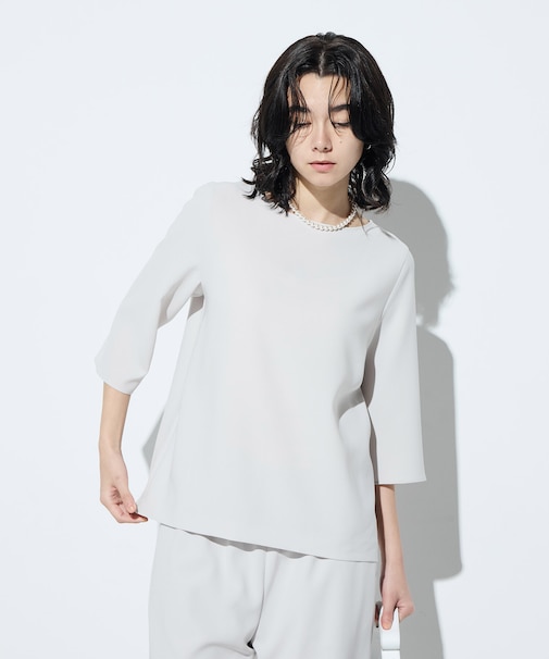 トリアセダブルクロス Tブラウス