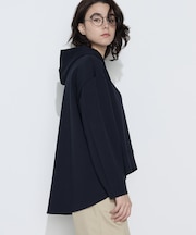 ソフトストレッチダンボールニット フーディー