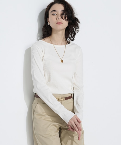 綿キュプラベアテレコ プルオーバー