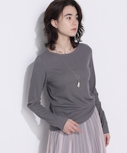 綿キュプラベアテレコ プルオーバー