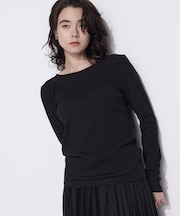 〔 +サイズ 〕綿キュプラベアテレコ プルオーバー