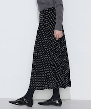〔 Sサイズ 〕 ドットプリント プリーツスカート