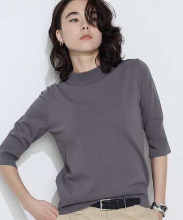 コットンダルストレッチ プルオーバー