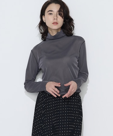 ソフトチュール×ウーリー分繊トリコット広巾 プルオーバー