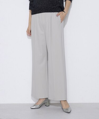 〔 TALLサイズ 〕 コンパクトハリジャージー ワイドパンツ