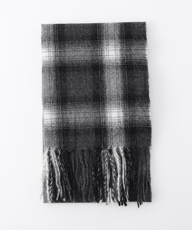 チェックマフラー