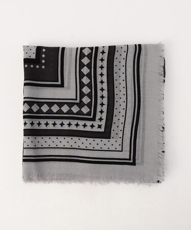 ウールプリント ストール