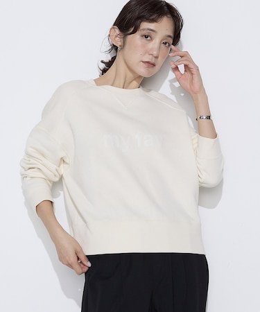 リヨセルコットン裏毛 プリントプルオーバー