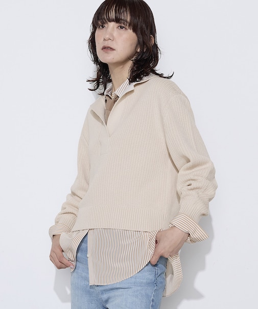 〔 TALLサイズ 〕 リリヤーン スキッパープルオーバー