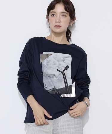 〔 Sサイズ 〕 スーピマバイオシルスムース プリントTシャツ