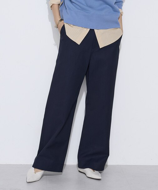 〔 +サイズ 〕 ヴィスコットンチノ二ドム チノパンツ