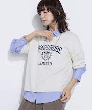 14G強撚綿 ジャカードニットプルオーバー