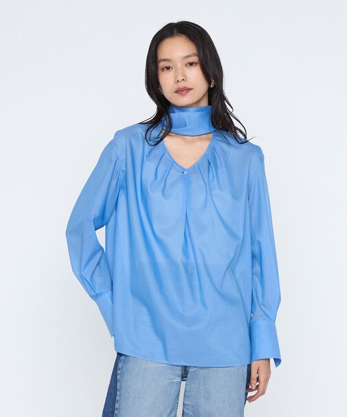 ピマT／Cボイル ボウタイブラウス