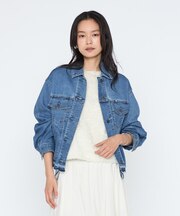 中空ストレッチデニム ジャケット