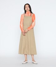 ダック／中空デニム ジャンパースカート