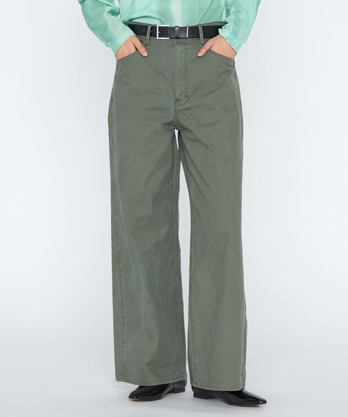 キャンバス・ダック 中空ストレッチデニム