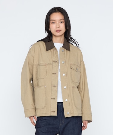 ダック／中空デニム カバーオール