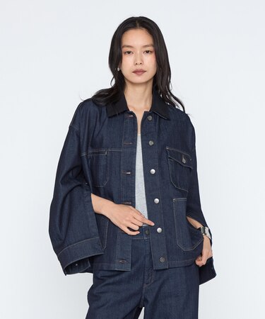 ダック／中空デニム カバーオール