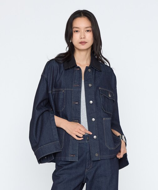 ダック／中空デニム カバーオール