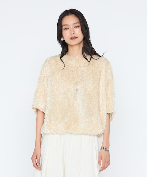 ツッキリジャカード ドロストトップス