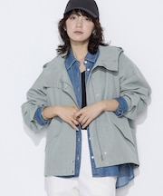 キュプラ綿グログラン マウンテンパーカー