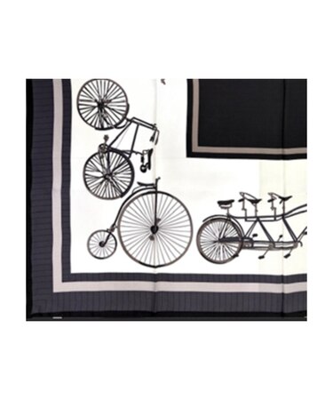 自転車柄 スカーフ