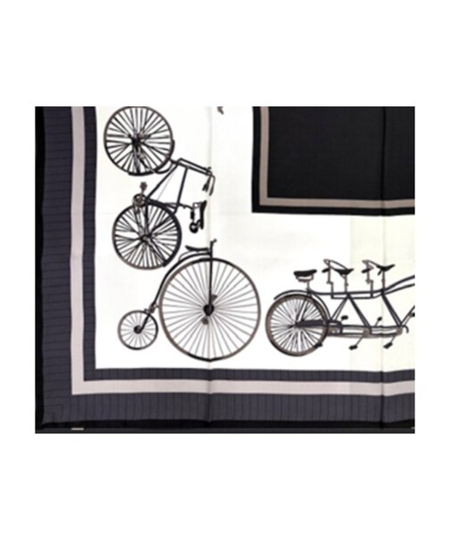 自転車柄 スカーフ