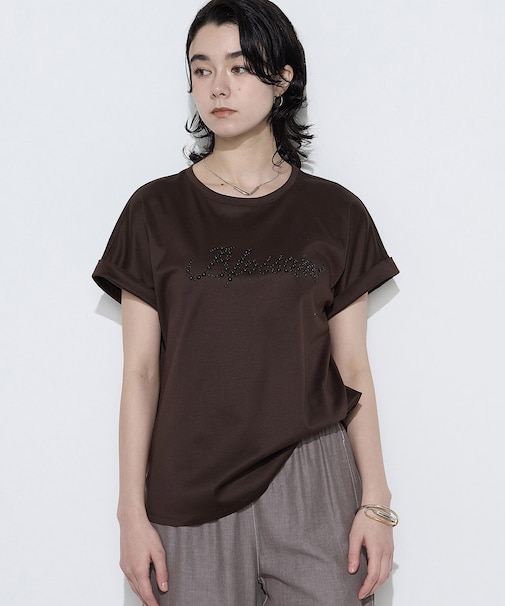 〔 TALLサイズ 〕 コットンスムース パールTシャツ