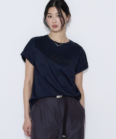 〔 TALLサイズ 〕 コットンスムース パールTシャツ