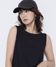 〔 +サイズ 〕 綿キュプラベアテレコ リブタンクトップ