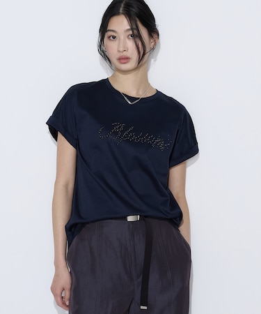 〔 Sサイズ 〕 コットンスムース パールTシャツ