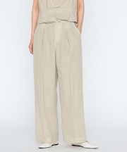 カラミツイード ワイドパンツ