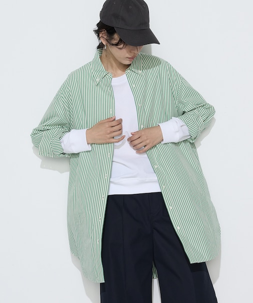 タイプライター ストライプシャツ