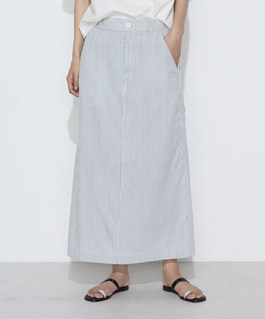 〔 +サイズ 〕 ヒッコリー スカート