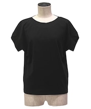 スビンプラチナムスムース ボートネックTシャツ
