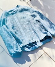 Like Denimツイード ブルゾン