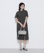 〔 TALLサイズ 〕 タイプライター ロングシャツドレス