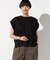 〔 TALLサイズ 〕 スーピマコットンポンチ肩タックデザインTシャツ