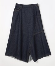 9．5オンス フリンジヘムデニムスカート