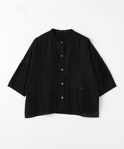 〔 Sサイズ 〕 ライトシルクウール ランタンスリーブシャツ