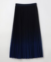 グラデーションプリント リバーシブルプリーツスカート