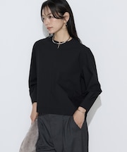 【セットアップ対応】2WAYコンパクトストレッチ ブラウス