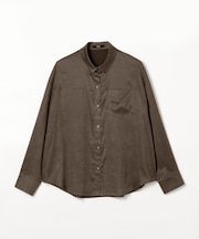 〔TALLサイズ〕ライトストレッチスエード シャツ
