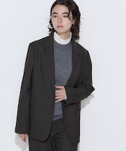 〔TALLサイズ〕【セットアップ対応】2WAYストレッチシリコラン ジャケット