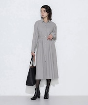 フレクシスウールサキソニー シャツワンピース