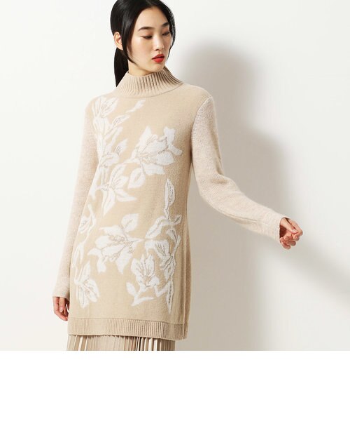 やわらかフラワージャカードチュニック｜ギャバジンK．Tの通販