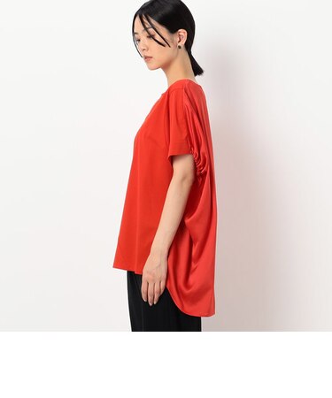 【洗える】プレーティング天竺 マントカットソー