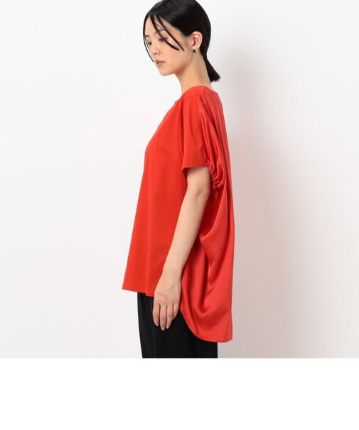 【洗える】プレーティング天竺 マントカットソー