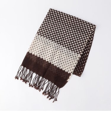 ドットグラデーションストール